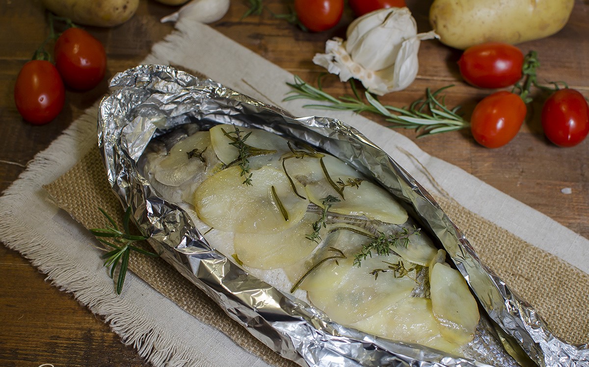 orata al cartoccio